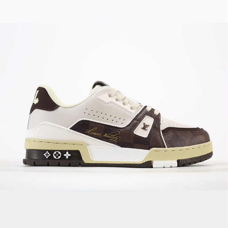 Louis Vuitton LV Trainer Moka Brown Damier