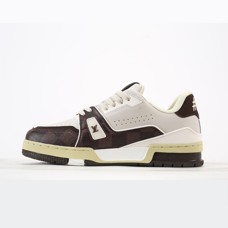 Louis Vuitton LV Trainer Moka Brown Damier