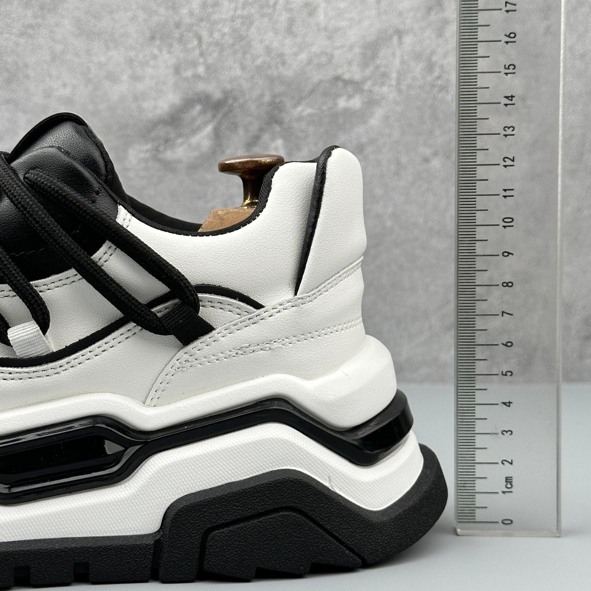 CABUNCCI Youth Trend — Plain Noodle & Kalın Taban Beyaz Spor Sneaker - Nexnovas