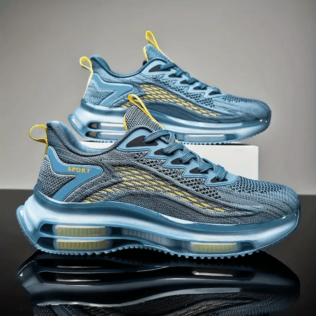 EliteStride Striped Performance Sneaker - Nexnovas