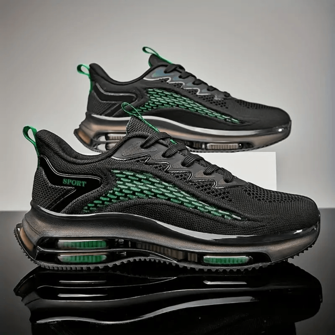 EliteStride Striped Performance Sneaker - Nexnovas