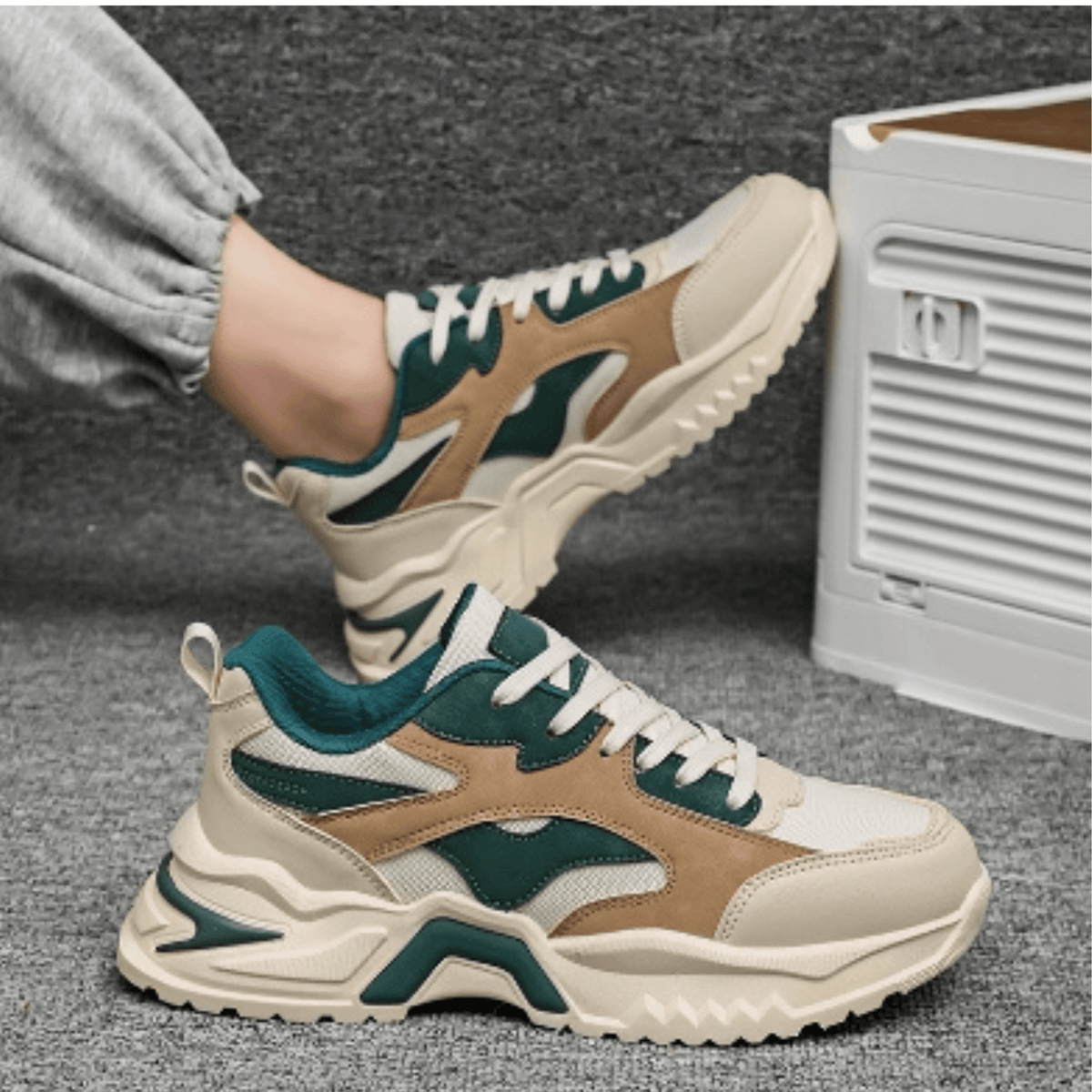 JRJL Patchwork Casual Sneakers - Nexnovas