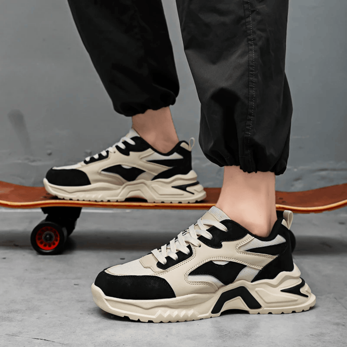 JRJL Patchwork Casual Sneakers - Nexnovas