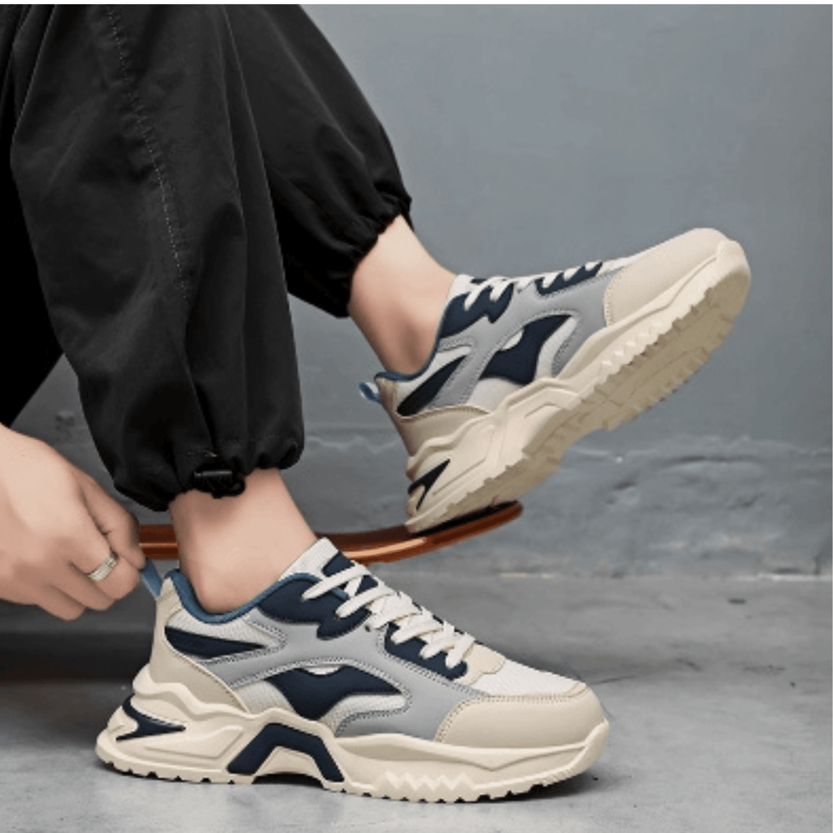 JRJL Patchwork Casual Sneakers - Nexnovas