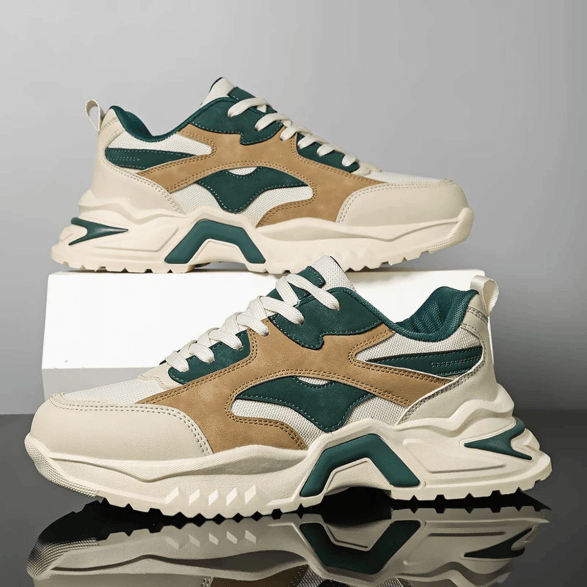 JRJL Patchwork Casual Sneakers - Nexnovas