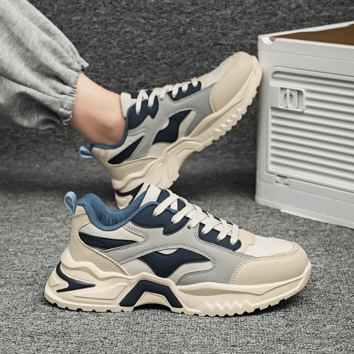 JRJL Patchwork Casual Sneakers - Nexnovas