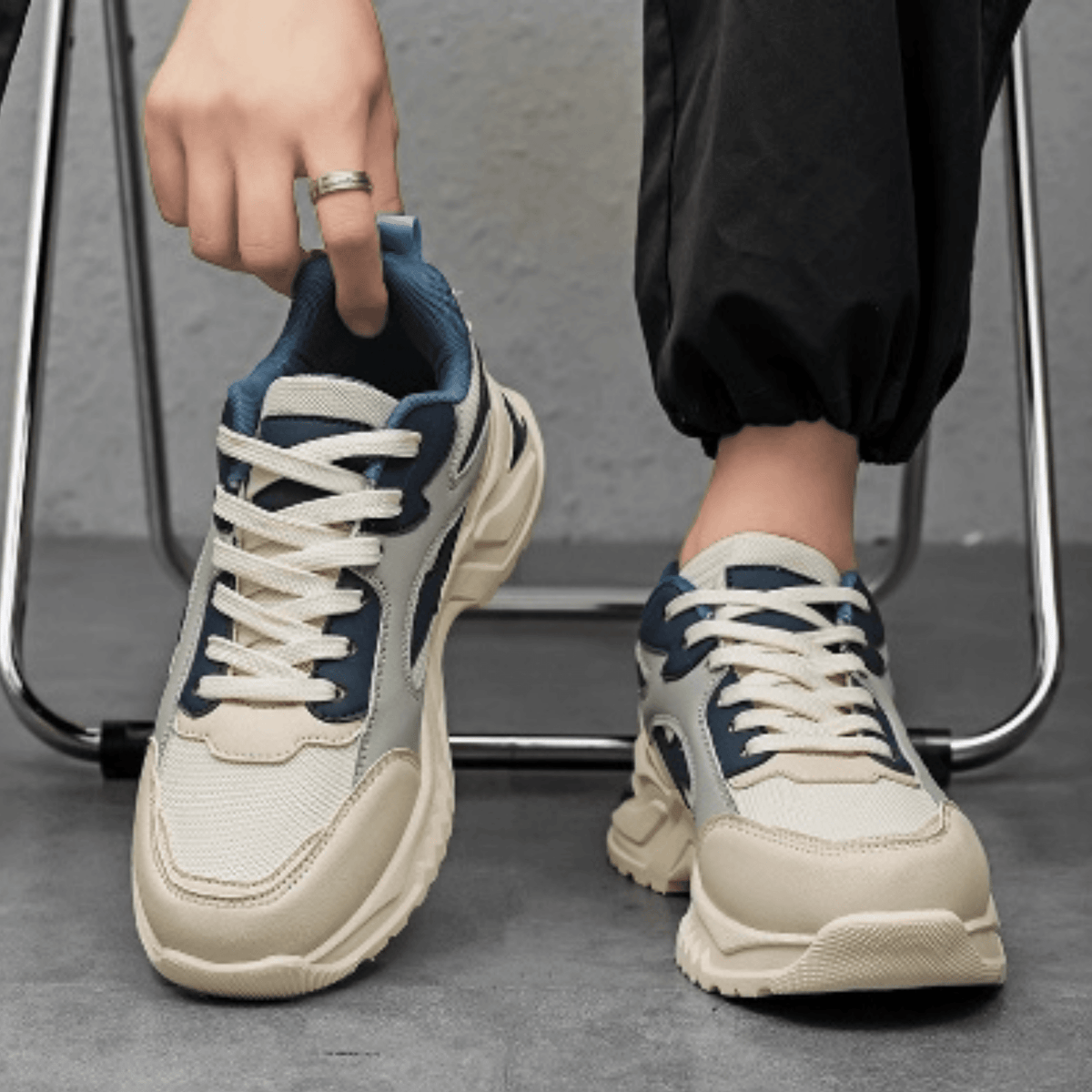 JRJL Patchwork Casual Sneakers - Nexnovas