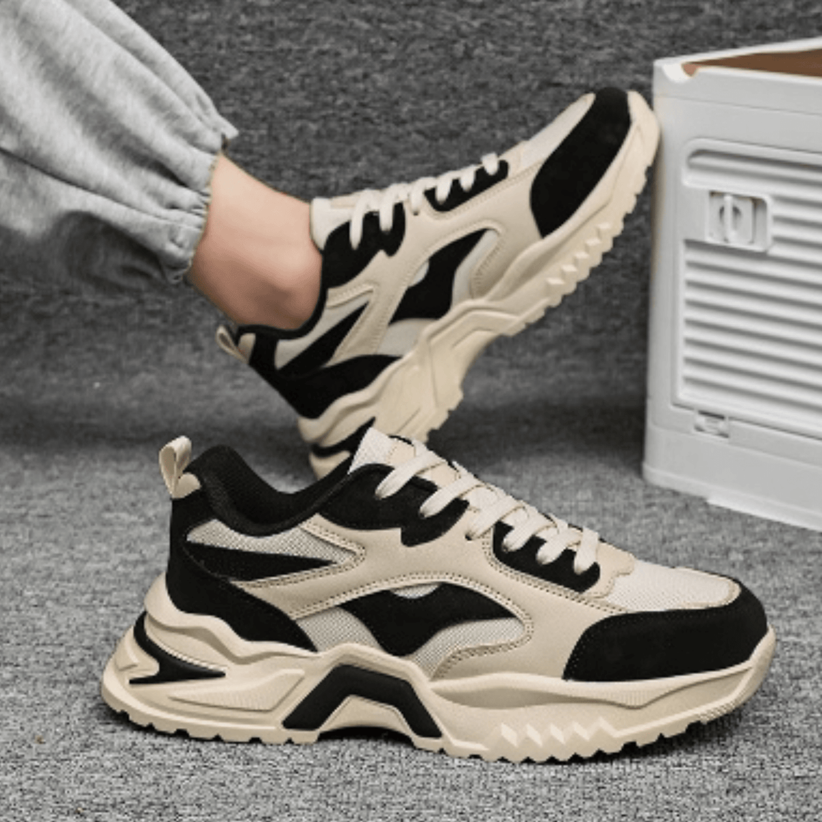 JRJL Patchwork Casual Sneakers - Nexnovas