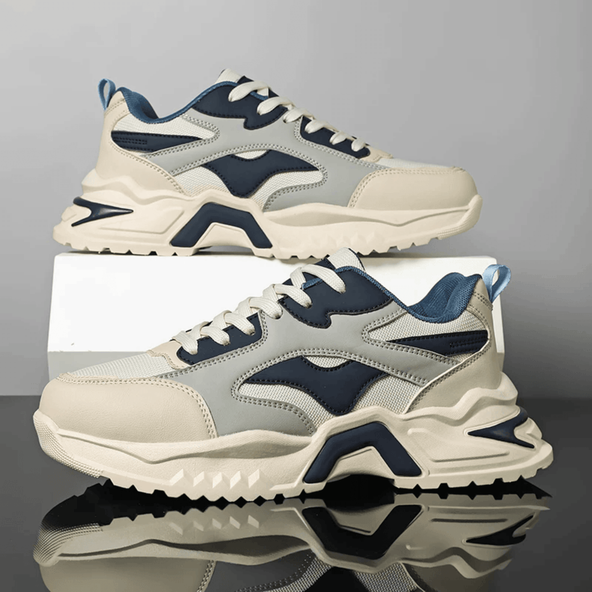 JRJL Patchwork Casual Sneakers - Nexnovas