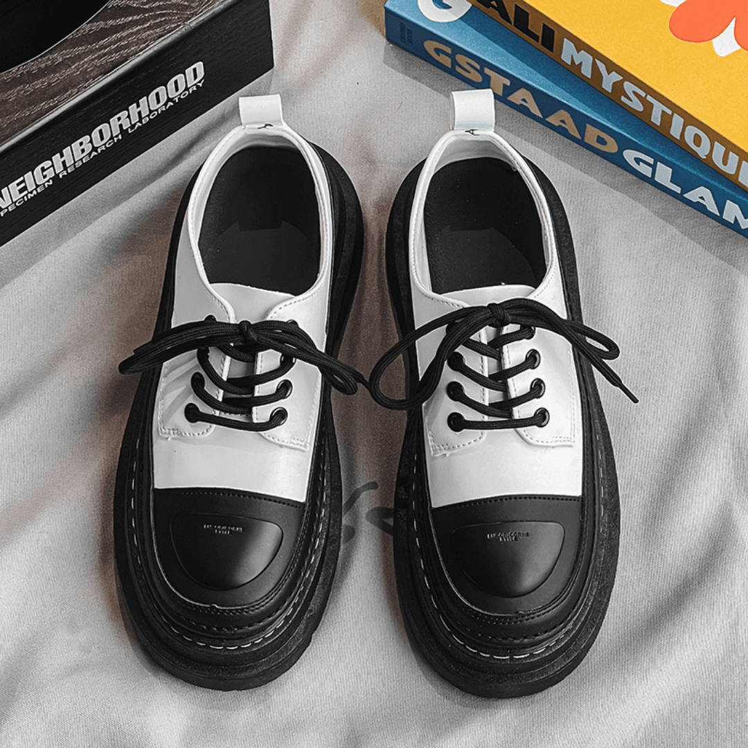 SIASCOLE Men's Mixed Color Ankle Boots (3 iş günü içinde teslim) - Nexnovas