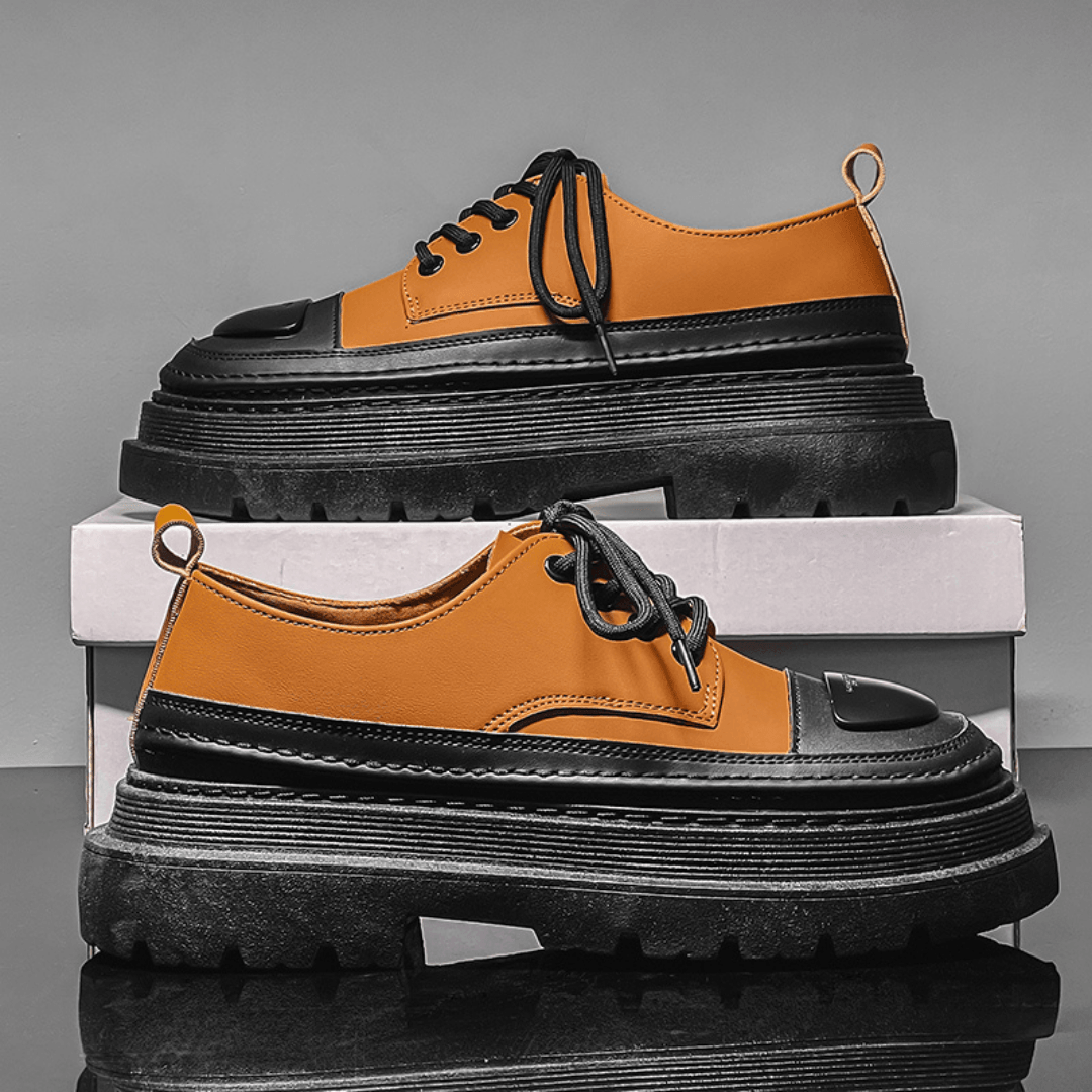 SIASCOLE Men's Mixed Color Ankle Boots - Nexnovas