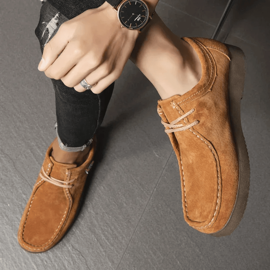 YEAE Men's Genuine Leather Casual Shoes - Nexnovas
